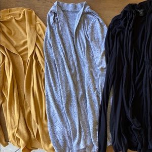bundle of cardigans